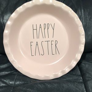 Rae Dunn Easter pie plate